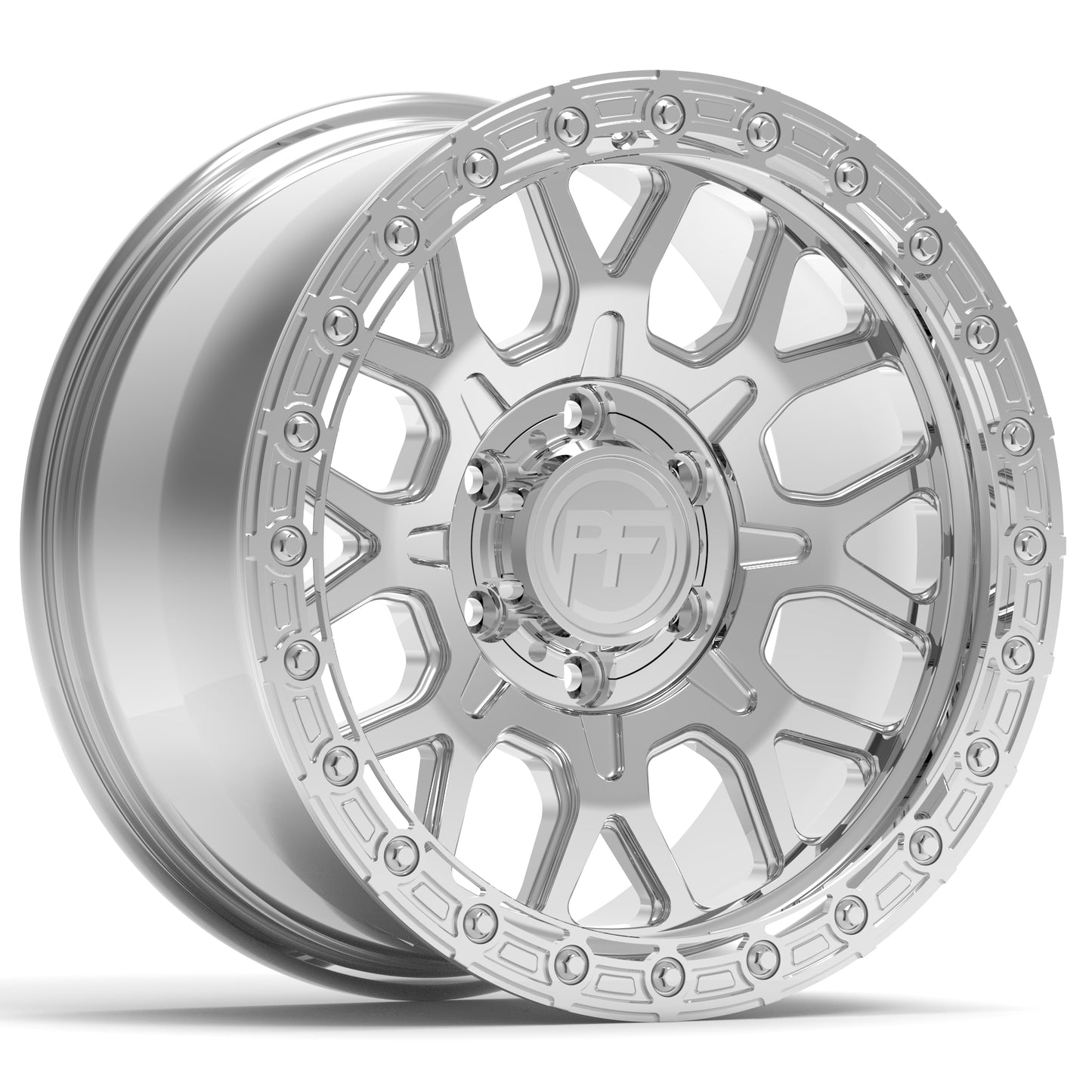P20 Simulated Beadlock Polished 5/6 lug 18"