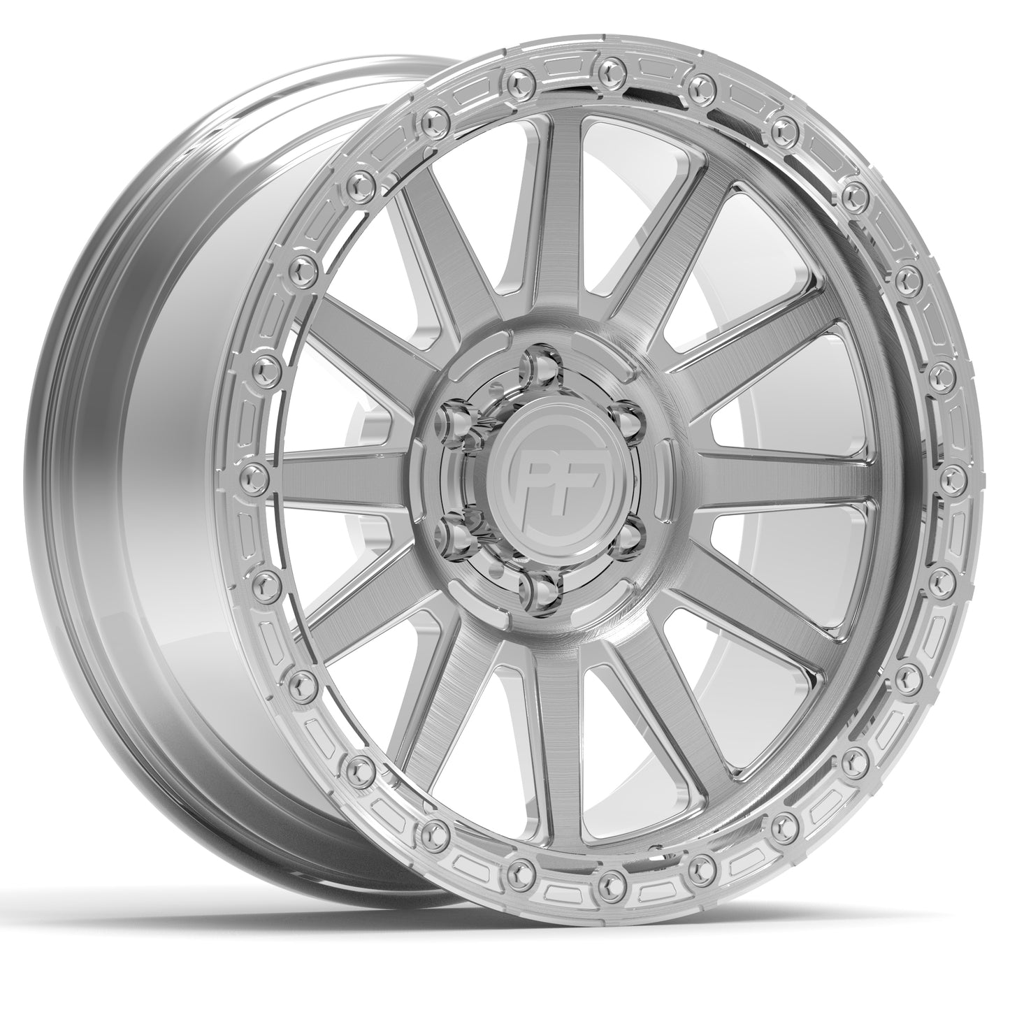 P51 Simulated Beadlock Raw 5/6 Lug 20x9