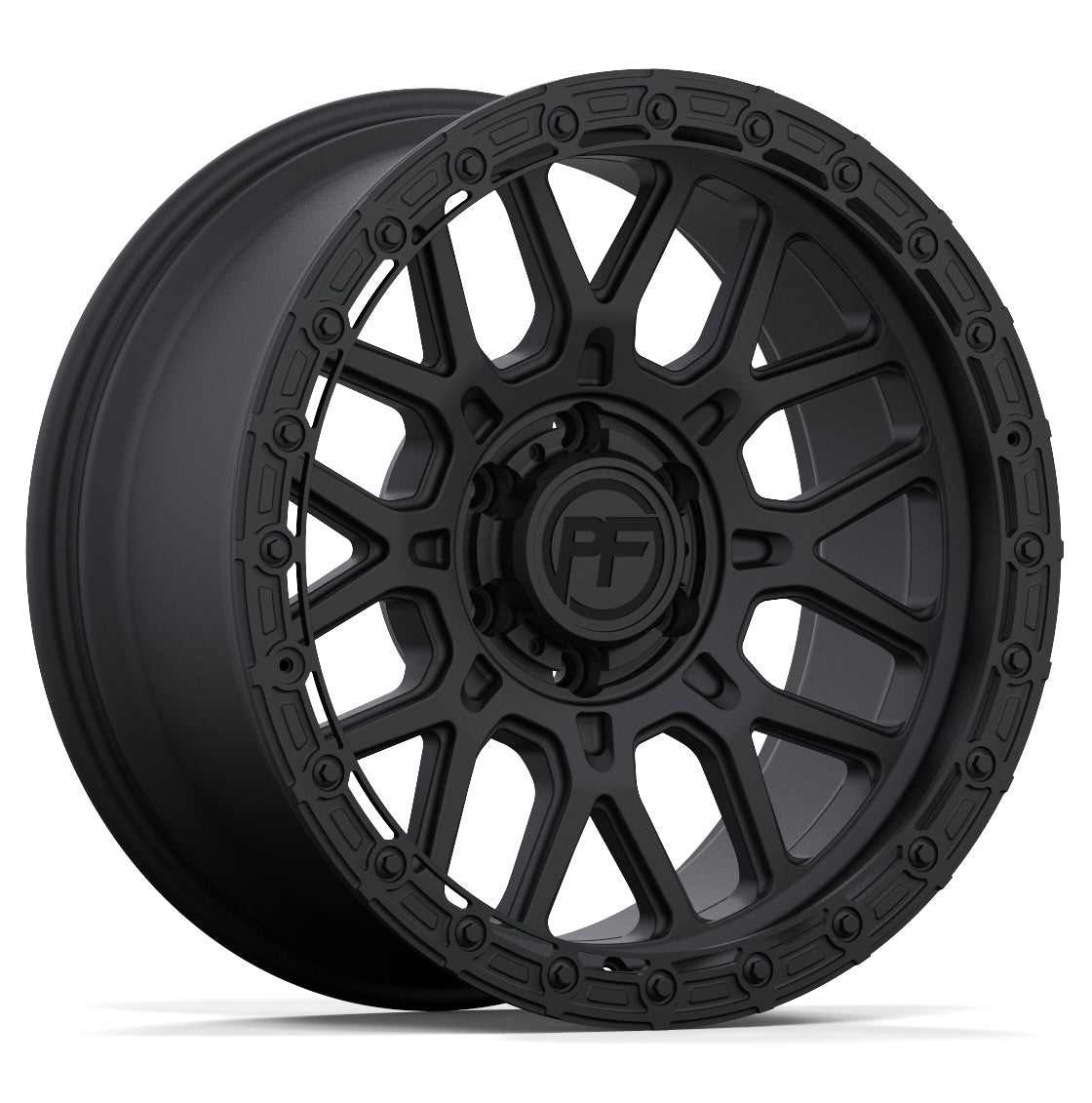 P20 Simulated Beadlock Matte Black 5/6 Lug 20x10