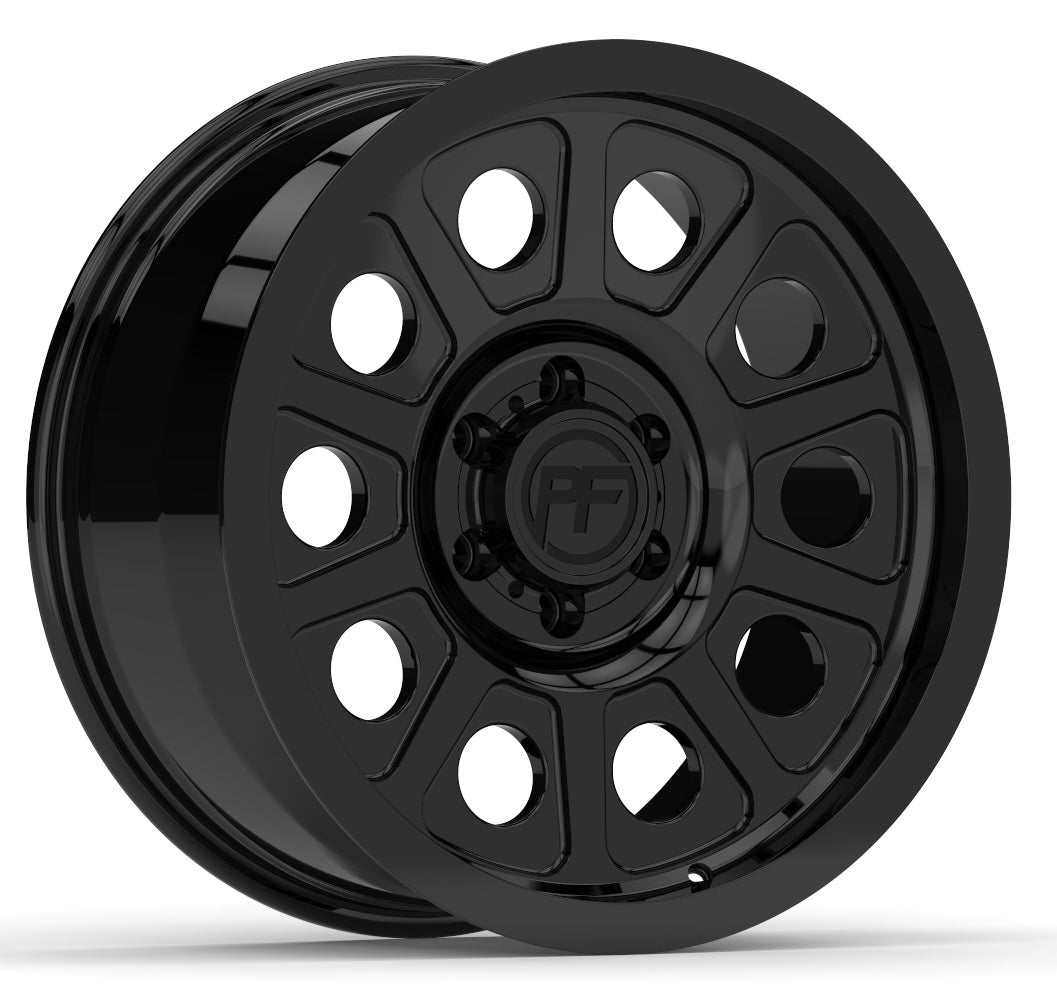 P10 Gloss Black 5/6 Lug 20x10