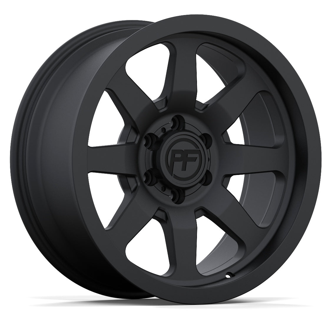 P38 Matte Black 5/6 Lug 20x10