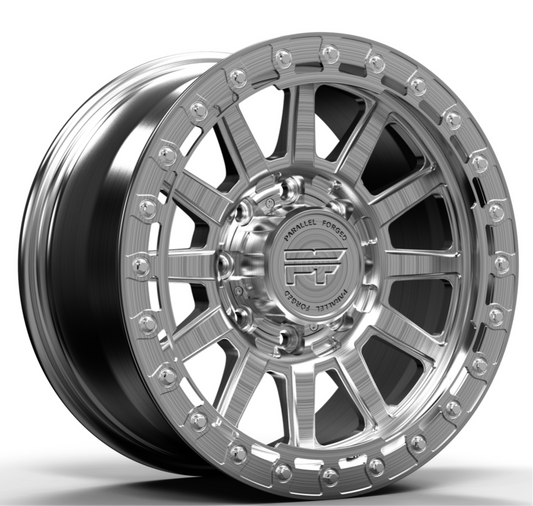 P51 Simulated Beadlock Raw 8 lug 17"