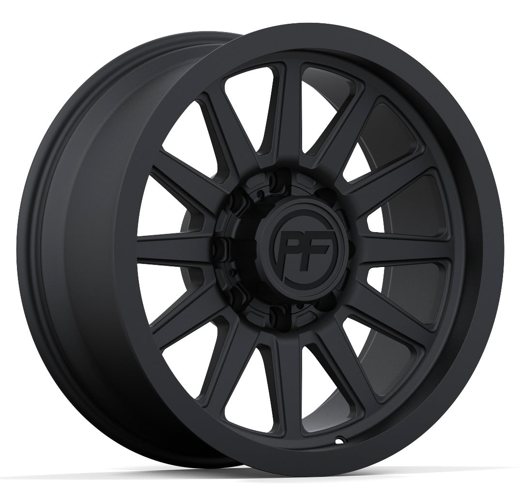 P51 Matte Black 8 Lug 20x10