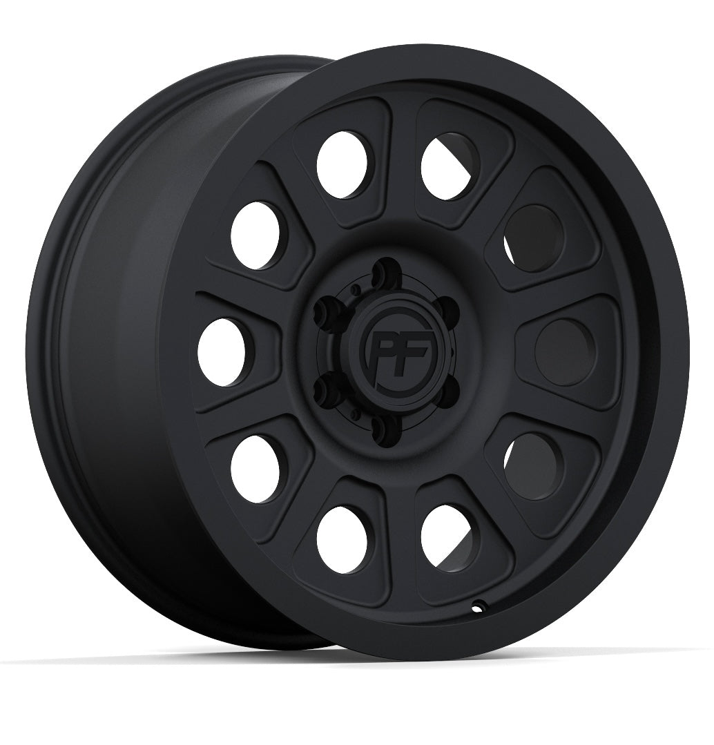 P10 Matte Black 5/6 Lug 20x10