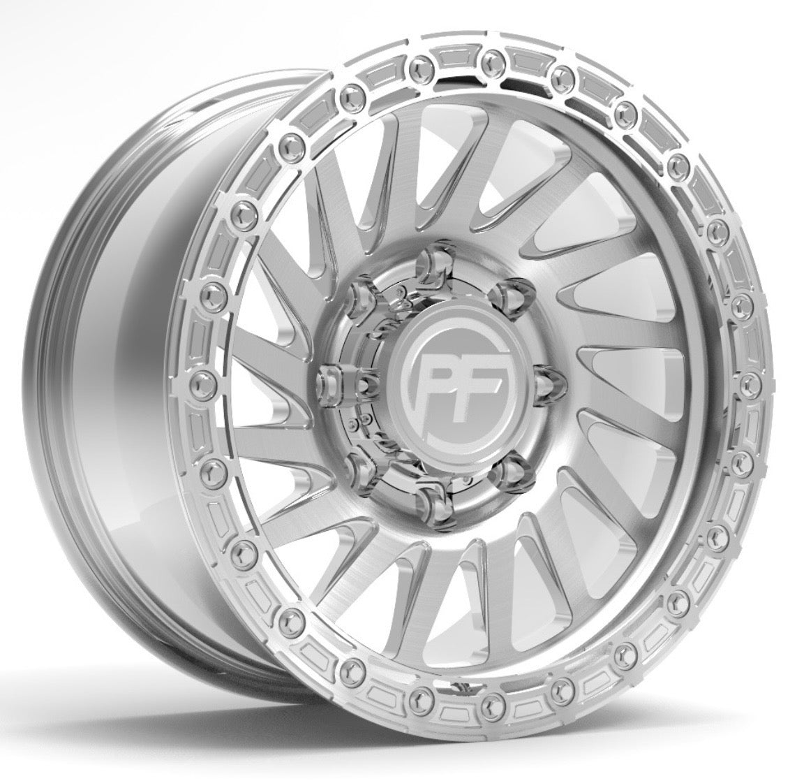 P40T Simulated Beadlock Raw 8 lug 18”