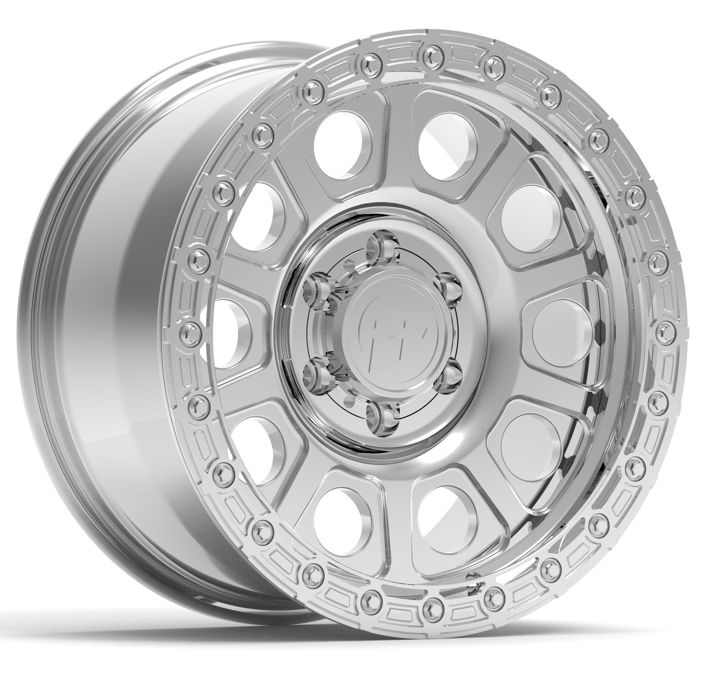 P10 Simulated Beadlock Polished 5/6 lug 18"
