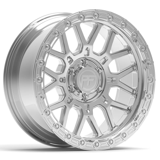 P20 Simulated Beadlock Polished 5/6 Lug 20x10