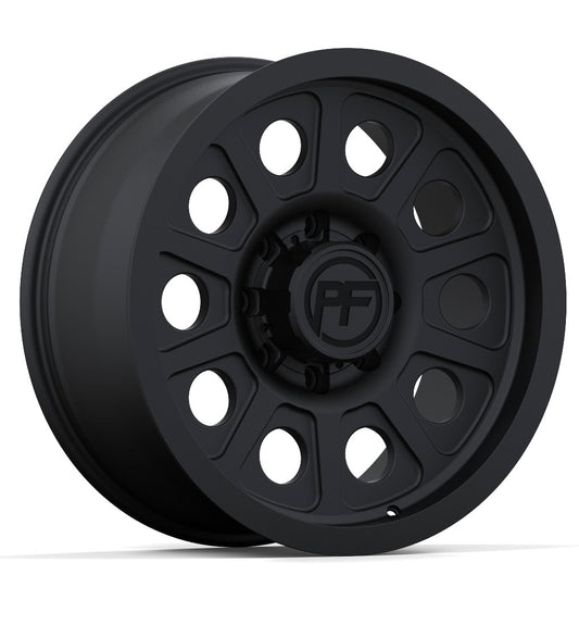 P10 Matte Black 5/6 Lug 20x10