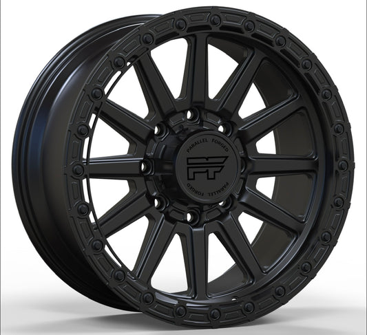 P51 Simulated Beadlock Matte Black 8 Lug 20x10