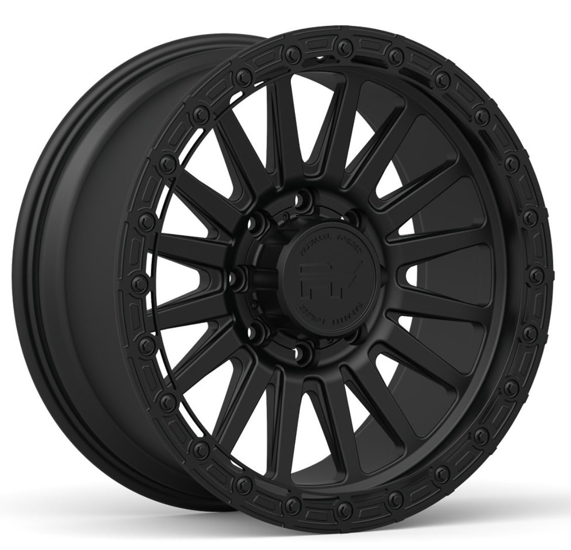 P40 Simulated Beadlock Matte Black 8 Lug 20x10
