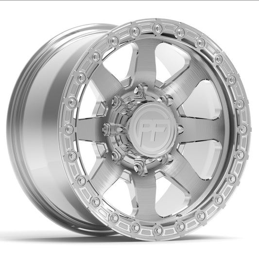 P38 Simulated Beadlock Raw 8 lug 18"