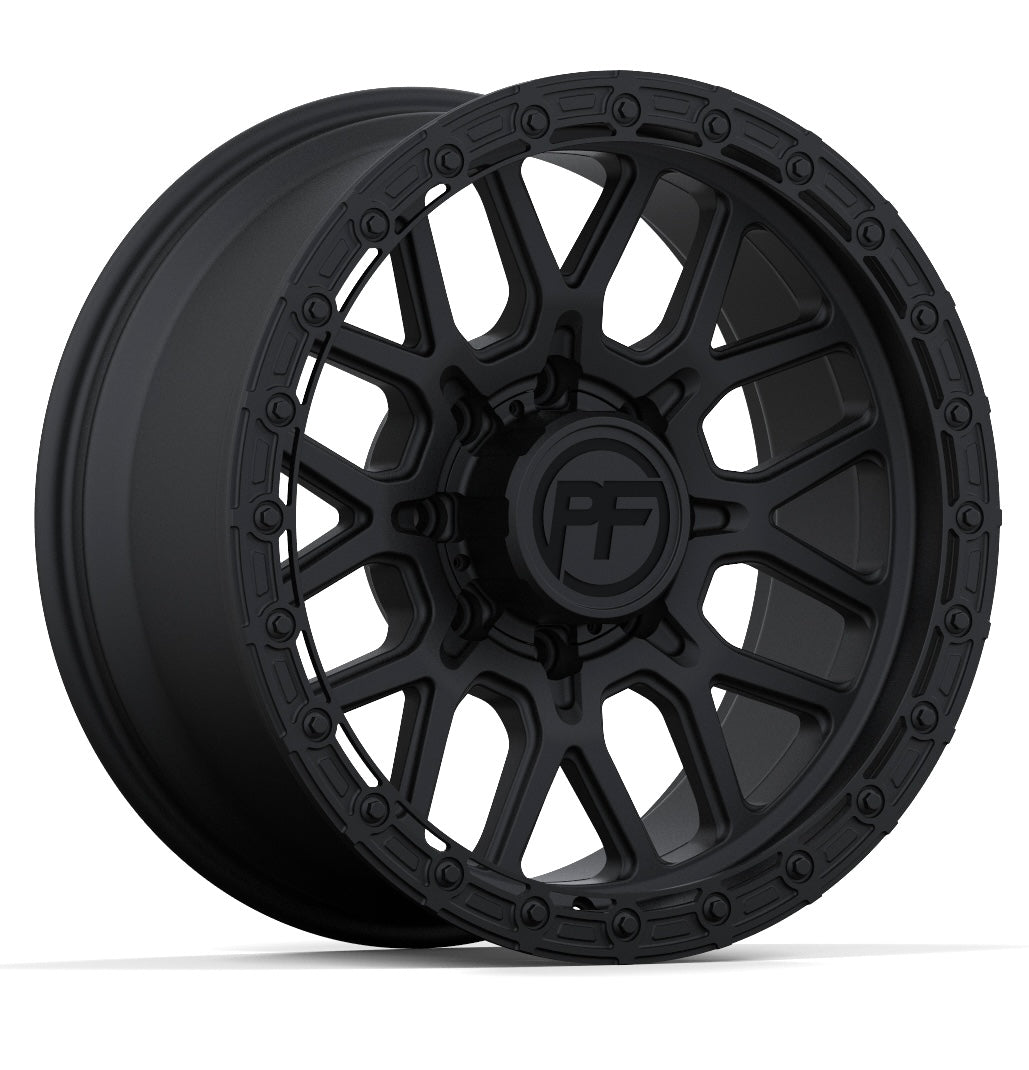 P20 Simulated Beadlock Matte Black 8 Lug 20x10