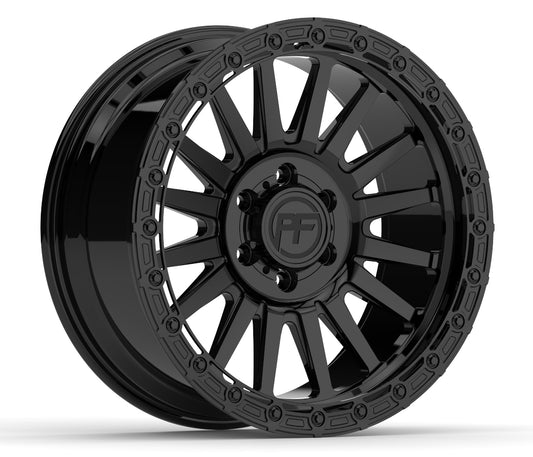 P40 Simulated Beadlock Gloss Black 5/6 Lug 20x10