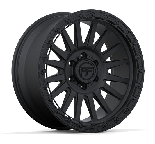 P40 Simulated Beadlock Matte Black 5/6 Lug 20x10