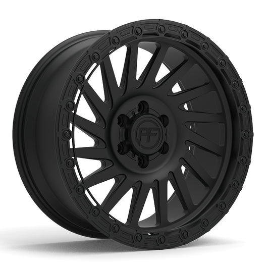 P40T Simulated Beadlock Matte Black 5/6 Lug 20x9