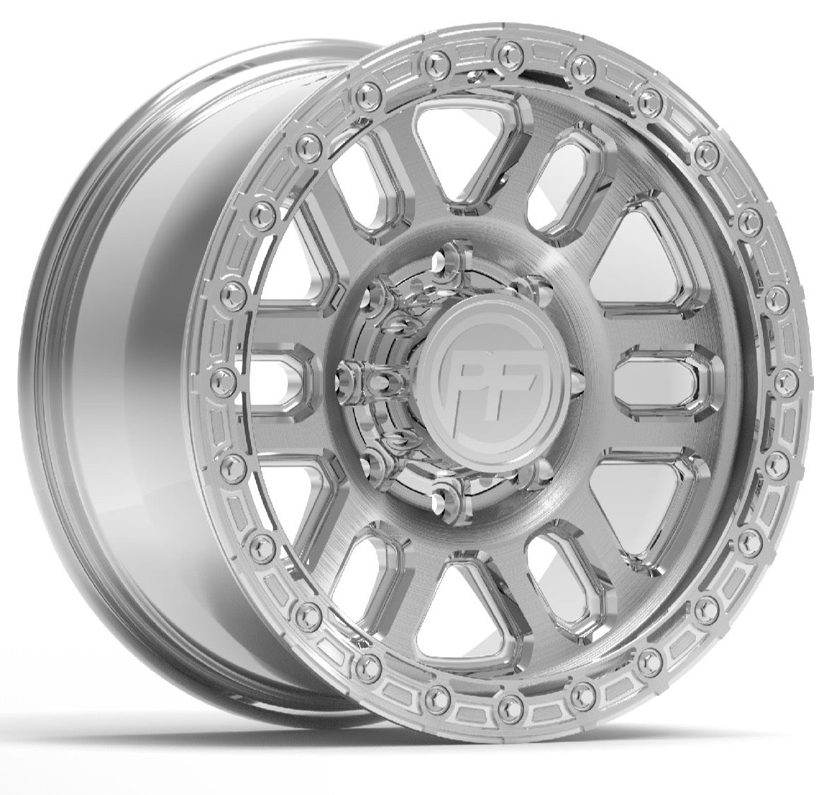 P30 Simulated Beadlock Raw 8 lug 17