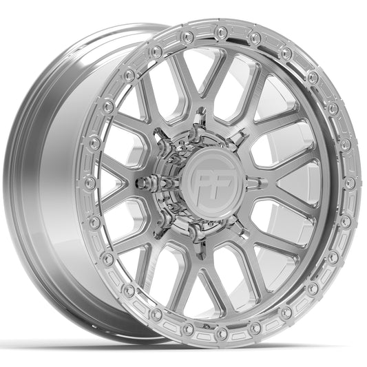 P20 Simulated Beadlock Raw 8 Lug 20x9