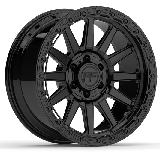 P51 Simulated Beadlock Gloss Black 5/6 Lug 20x10
