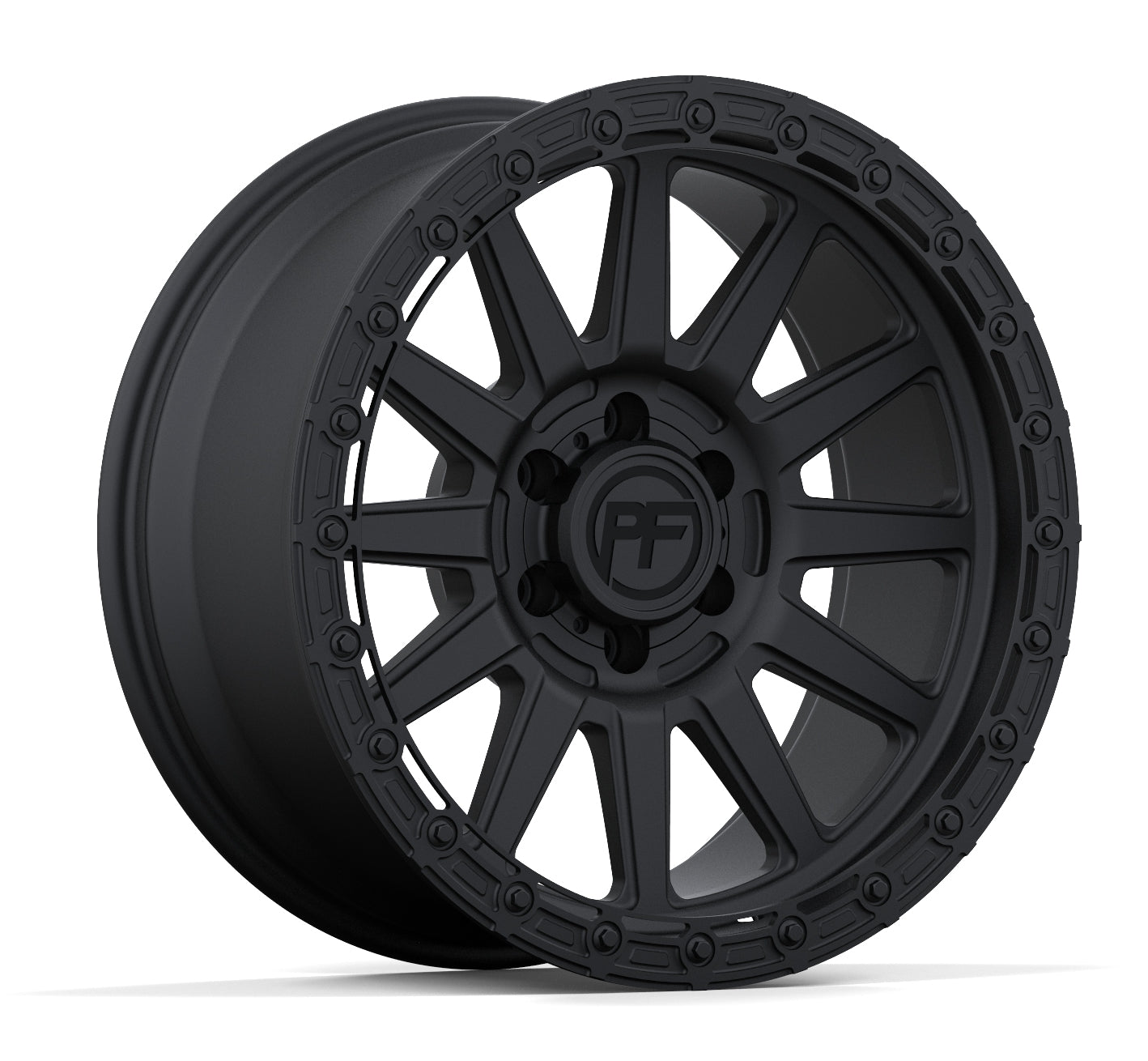 P51 Simulated Beadlock Matte Black 5/6 Lug 20x9