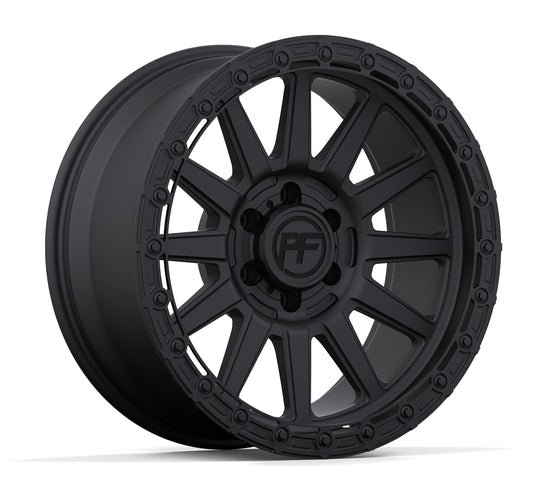 P51 Simulated Beadlock Matte Black 5/6 Lug 20x10