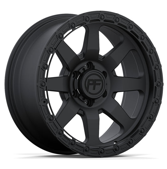 P38 Simulated Beadlock Matte Black 5/6 Lug 20x10