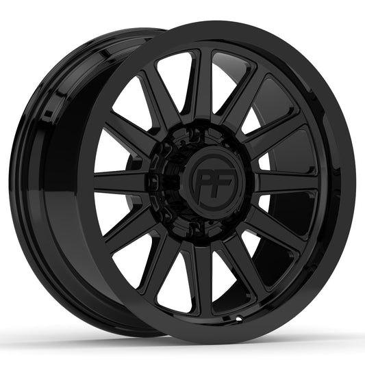 P51 Gloss Black 8 Lug 20x10