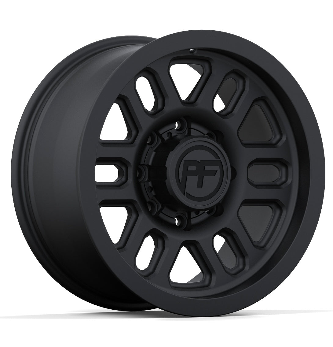 P30 Matte black 8 lug 18