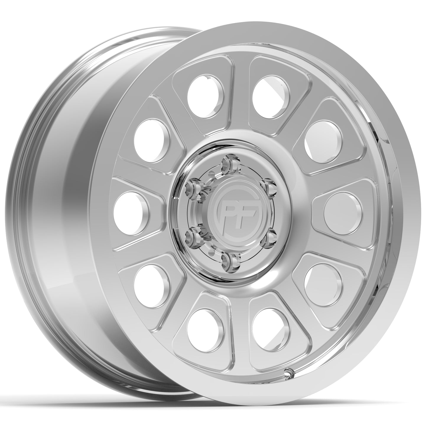 P10 Polished 5/6 Lug 20x10