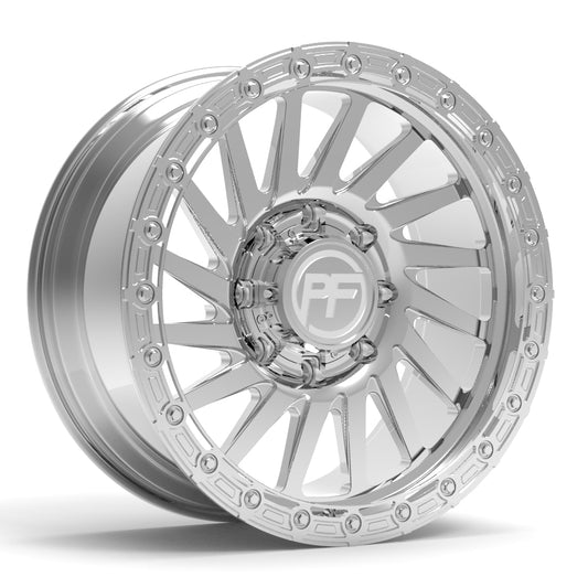 P40T Simulated Beadlock Polished 8 Lug 20x10