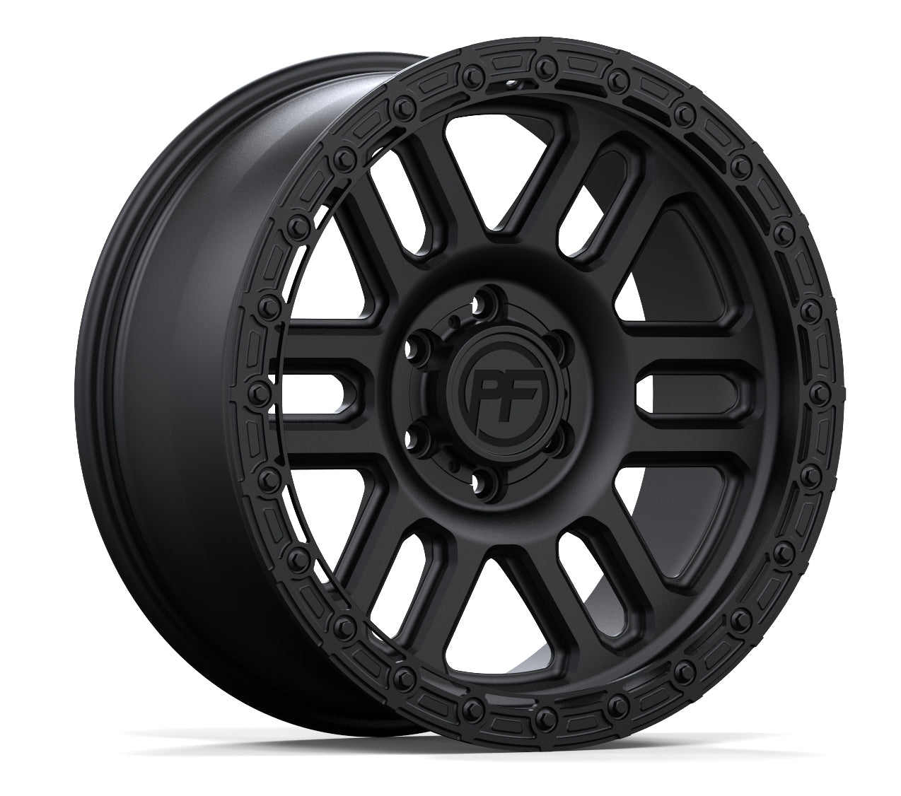 P30 Simulated Beadlock Matte Black 5/6 Lug 20x10