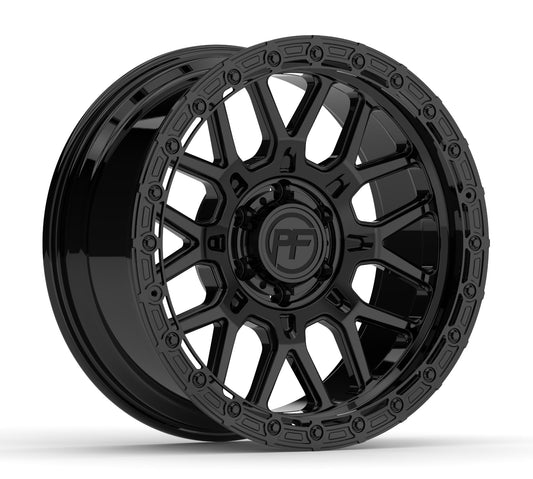 P20 Simulated Beadlock Gloss Black 5/6 Lug 20x10