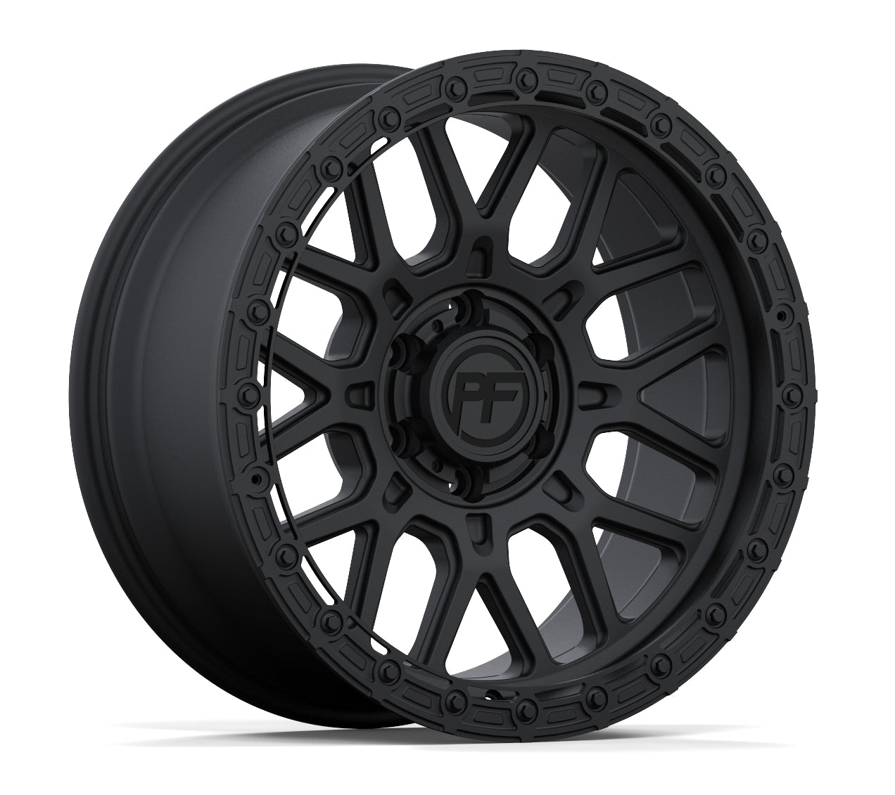 P20 Simulated Beadlock Matte Black 5/6 Lug 20x10