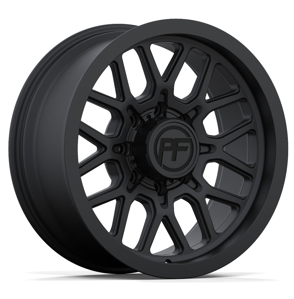 P20 Matte Black 8 Lug 20x9 – Parallel Forged