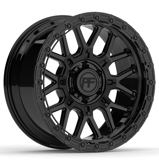 P20 Simulated Beadlock Gloss Black 5/6 Lug 20x10