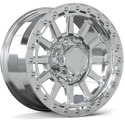 P51 Simulated Beadlock Polished 8 lug 18"