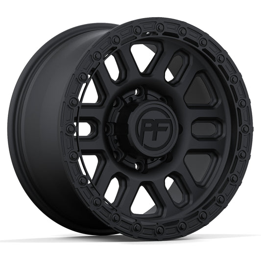 P30 Simulated Beadlock Matte black 8 lug 17"