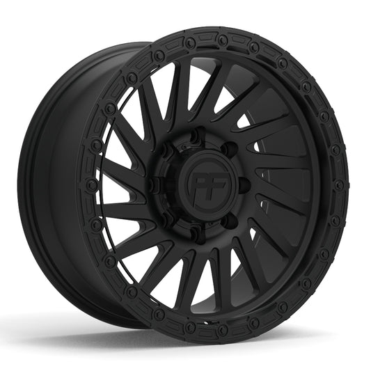 P40T Simulated Beadlock Matte Black 8 Lug 20x10