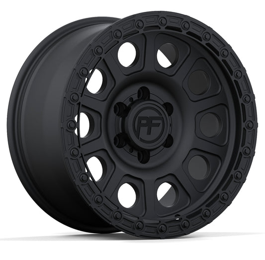 P10 Simulated Beadlock Matte Black 5/6 lug 18"
