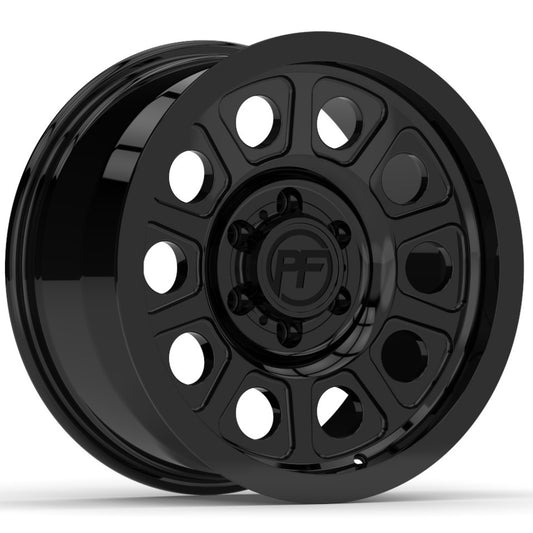 P10 Gloss black 5/6 lug 17"