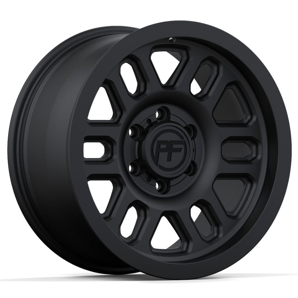 P30 Matte black 5/6 lug 17"