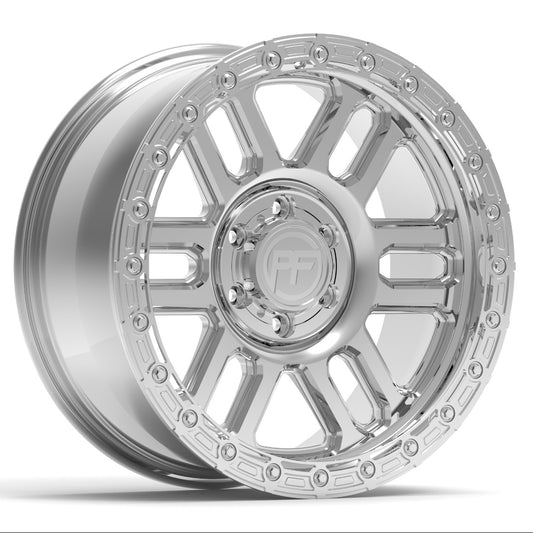 P30 Simulated Beadlock Polished 5/6 Lug 20x9