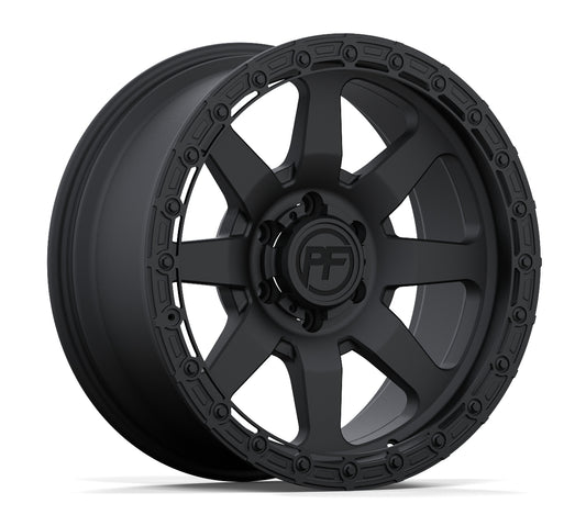 P38 Simulated Beadlock Matte Black 5/6 Lug 20x10