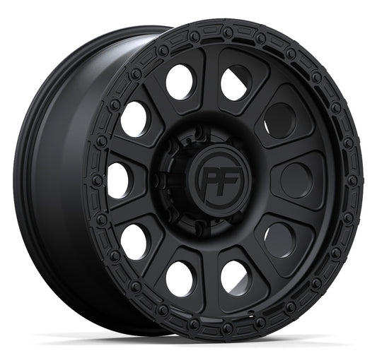 P10 Simulated Beadlock Matte Black 8 Lug 20x10
