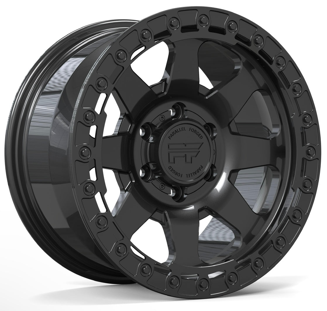 P38 Simulated Beadlock Gloss Black 5/6 lug 18"