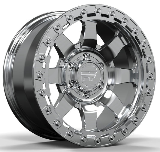 P38 Simulated Beadlock Raw 5/6 lug 18"