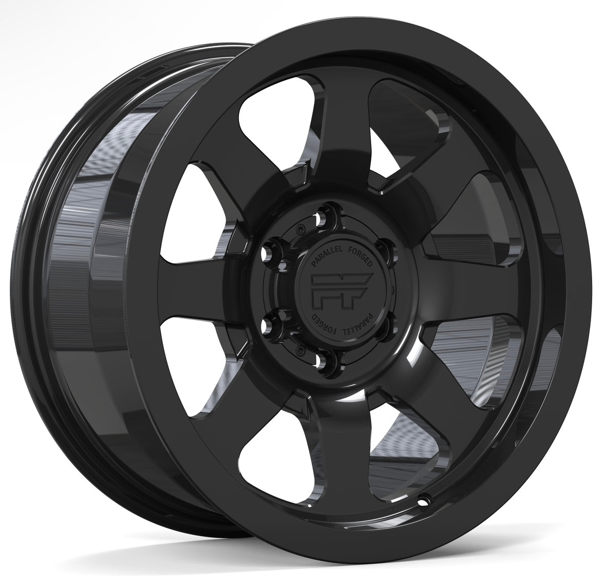 P38 Gloss black 5/6 lug 17"