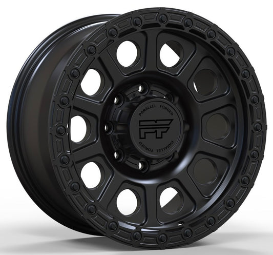 P10 Simulated Beadlock Matte black 8 lug 18"