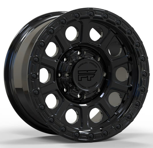 P10 Simulated Beadlock Gloss black 8 lug 18"