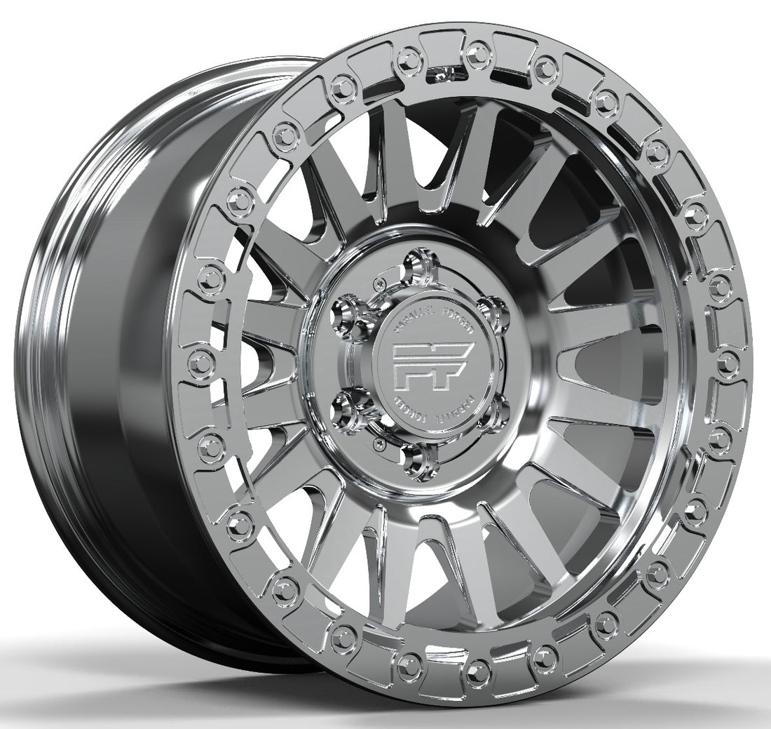 P40 Simulated Beadlock Raw 5/6 lug 17" Parallel