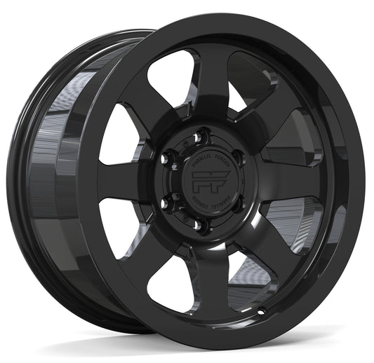 P38 Gloss black 5/6 lug 18"